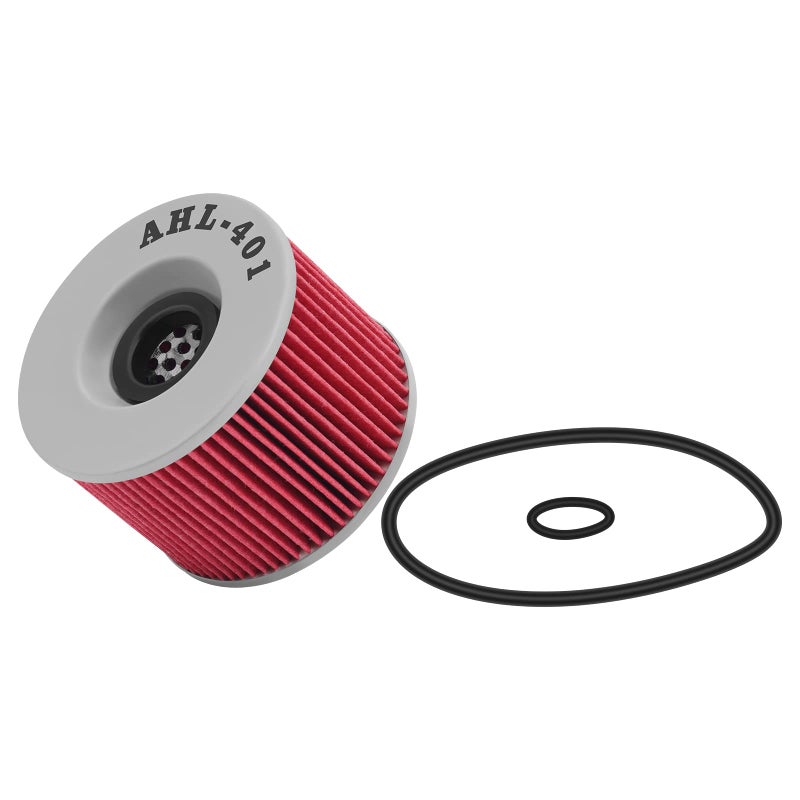 AHL 401 Oil Filter 16099-003 Compatible with Kawasaki EX250R Ninja 250 1986-2012 KZ440A/KZ440D 440 1980-1983 KZ750E KZ750 E 750 1980-1982 - Image 3